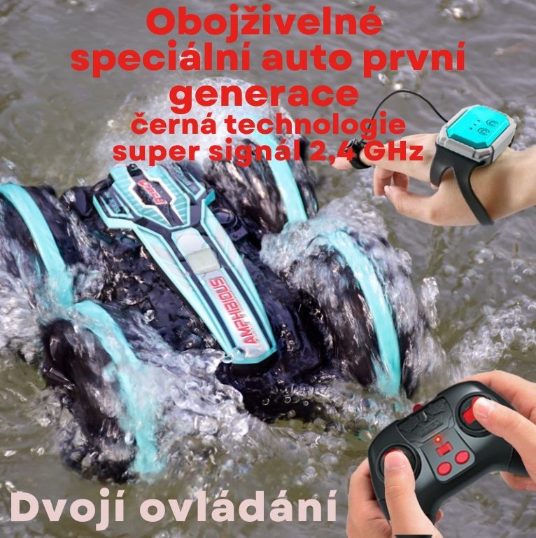 MaxLife Obojživelné RC auto s ovládáním na pohyb ruky MXRC-400 (3)